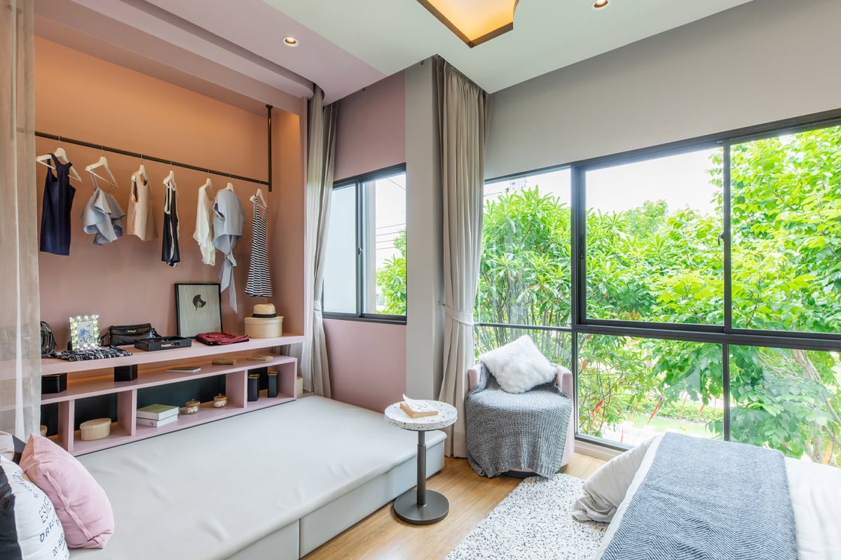 ห้องนอน Master Bedroom ทาวน์โฮม PLENO สุขสวัสดิ์ 30 (2)